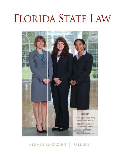 as of June 30, 2011 - Florida State University College of Law