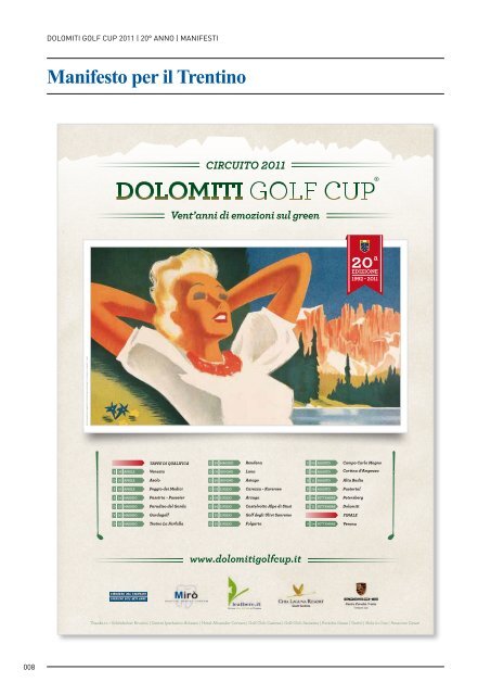 Dolomiti Golf Cup 2011 – 20° Anno