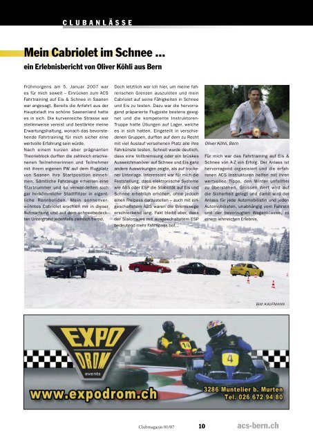 Emil Frey AG, Autocenter Bern - ACS Automobil-Club der Schweiz