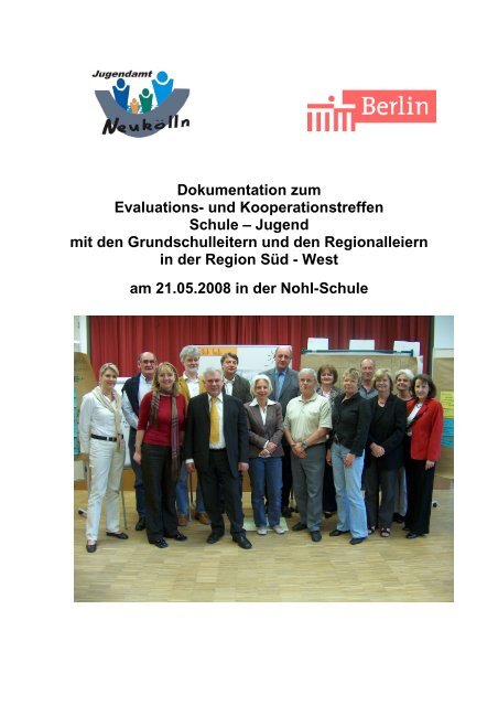 Dokumentation zum Evaluations- und Kooperationstreffen Schule ...