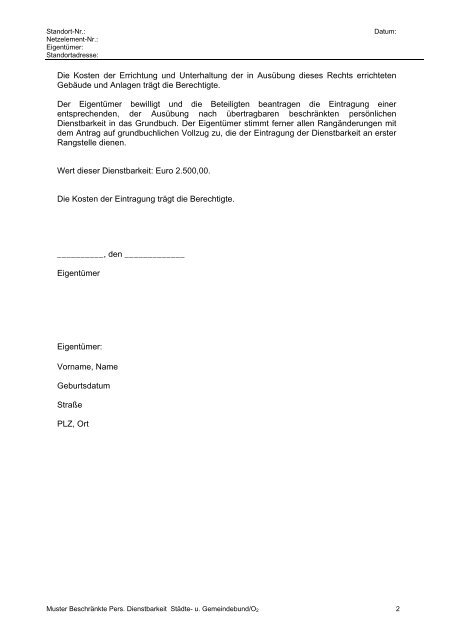 "BESCHRÄNKTE PERSÖNLICHE DIENSTBARKEIT" (PDF-Dokument)