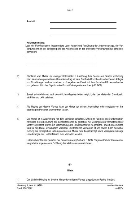 Mustermietvertrag E-Plus (PDF) - Deutscher Städte- und ...