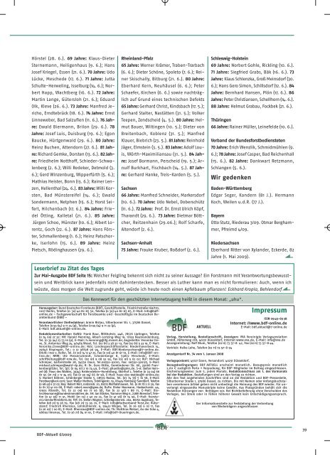 Ausgabe 06/09 - Bund Deutscher Forstleute (BDF)