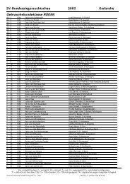 SV-Bundessiegerzuchtschau Karlsruhe 2002 ... - SV BSZS