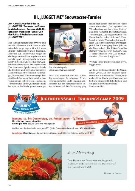 Gemeindeblatt Nr. 04 / 2009 (3,09 MB)