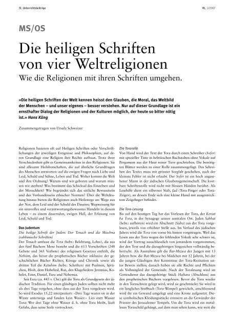 Die Heiligen Schriften Von Vier Weltreligionen