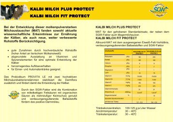 KALBI MILCH - SCHAUMANN