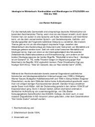 Ideologie im Wörterbuch: Kontinuitäten und ... - Rainer Kohlmayer