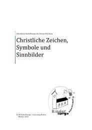 Christliche Zeichen, Symbole und Sinnbilder - Liturgiereferat