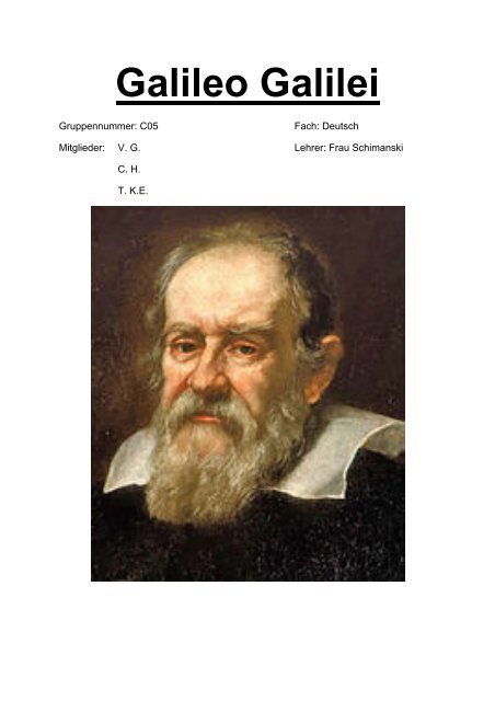 Was hat Galileo Galilei der Menschheit gebracht?