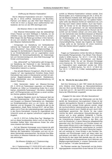 Download des Kirchlichen Amtsblattes 1/2012 - Erzbistum Paderborn