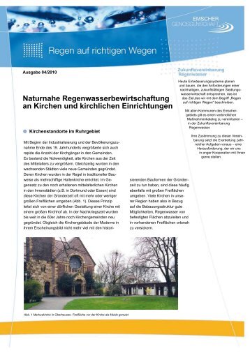 Regenwasser - 2010-04 - Ausgabe 4 - Kirchen (PDF, 677