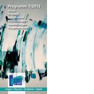 Programm 1/2013 - Kunstschule Lingen