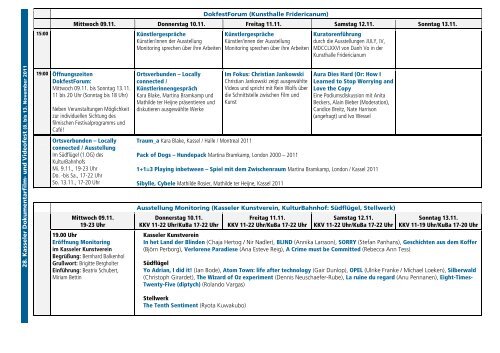 Langfilm-Programm: Gloria Kino - Filmladen und Bali-Kinos