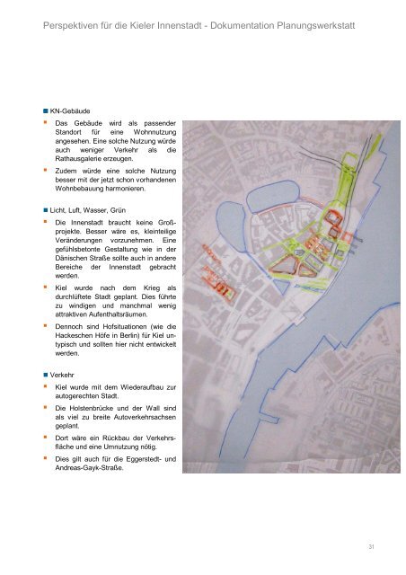 Perspektiven für die Kieler Innenstadt - Landeshauptstadt Kiel