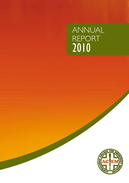 Annual Report 2010 - ACEM