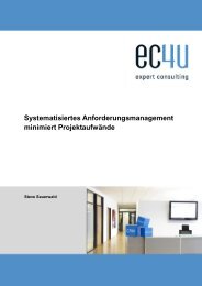 Leitfaden Anforderungsmanagement - eC4u