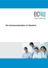 Die Vertriebsmethodiken im Überblick - eC4u