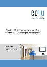 be.smart Effizienzsteigerungen durch standardisiertes ... - eC4u