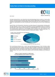 Studie Noch viel Arbeit im Vertriebscontrolling | PDF - eC4u