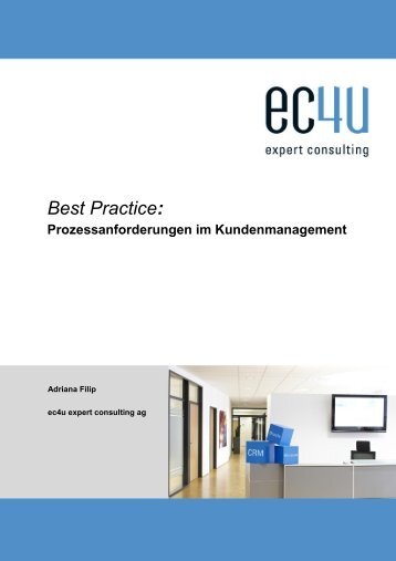 Leitfaden Kundenmanagement - eC4u