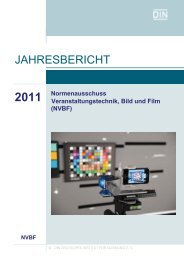 NVBF - Jahresbericht NVBF - DIN Deutsches Institut für Normung e.V.