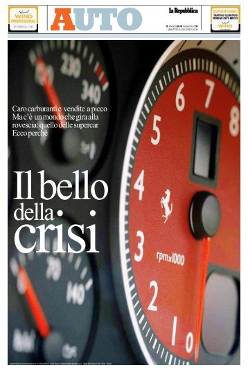 Caro carburanti e vendite a picco Ma c'è un mondo ... - La Repubblica