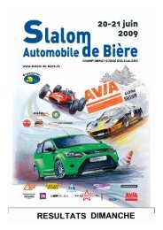 NATional - Slalom Automobile de Bière