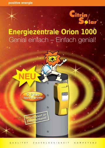 Energiezentrale Orion 1000