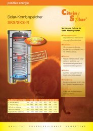 Solar-Kombispeicher SKS/SKS-R