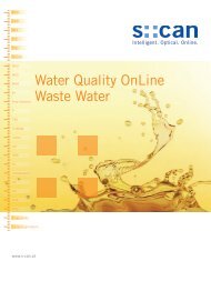 Water Quality OnLine Waste Water - S-can