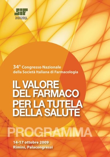 PROGRAMMA - SIF