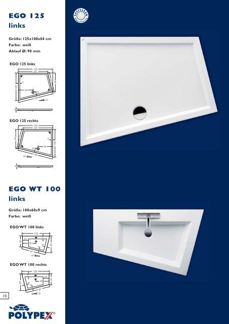 Kleinbadlösungen - Polypex