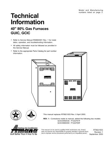 Technical Information - Johnstone Supply