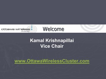 Kamal Krishnapillai Vice Chair www ... - TCI Network