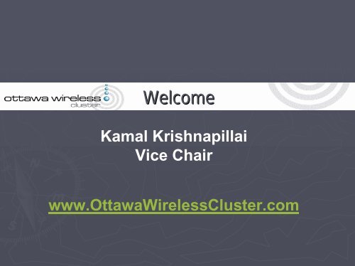 Kamal Krishnapillai Vice Chair www ... - TCI Network