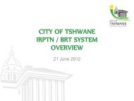 IRPTN - BRT system overview - Iliso