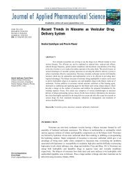 Recent Trends in Niosome as Vesicular Drug Delivery System