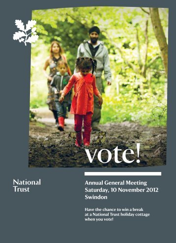 2012 AGM information - National Trust