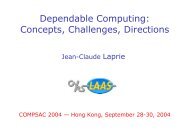 Dependable Computing: Concepts, Challenges, Directions