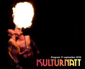 Program Halmstad Kulturnatt, 2010