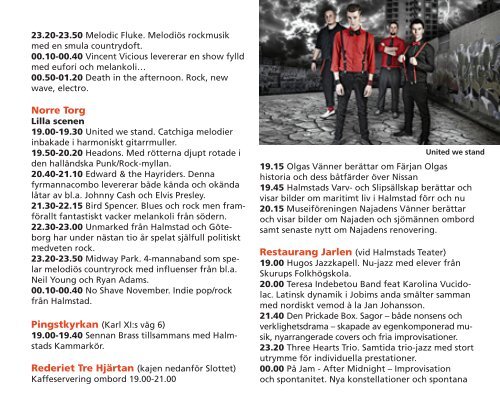 Program Halmstad Kulturnatt, 2010