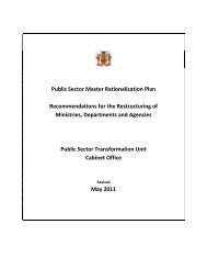 Recommendations For The Restructuring Of - Jamaica Information ...