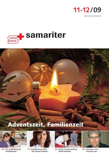 Adventszeit, Familienzeit - Der Schweizerische Samariterbund