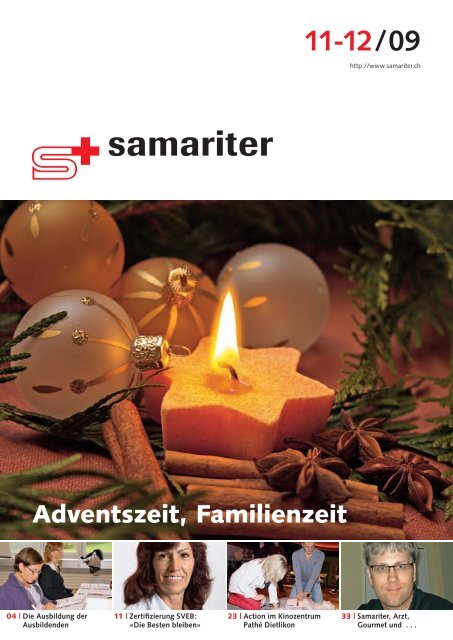 Adventszeit, Familienzeit - Der Schweizerische Samariterbund