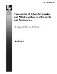 Taxonomies of Cyber Adversaries and Attacks - Site Index Page ...