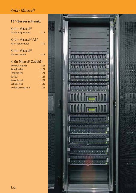 Knürr Produktsortiment - Emerson Network Power