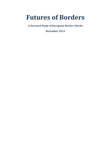 Futures of Borders - Frontex - Europa