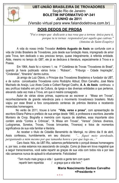 2011 - No 341 - Junho.pdf - Falando de Trova