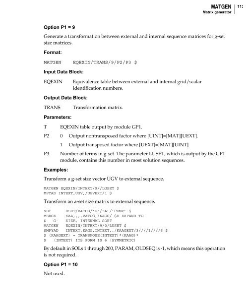 NX Nastran DMAP Programmer's Guide - Kxcad.net